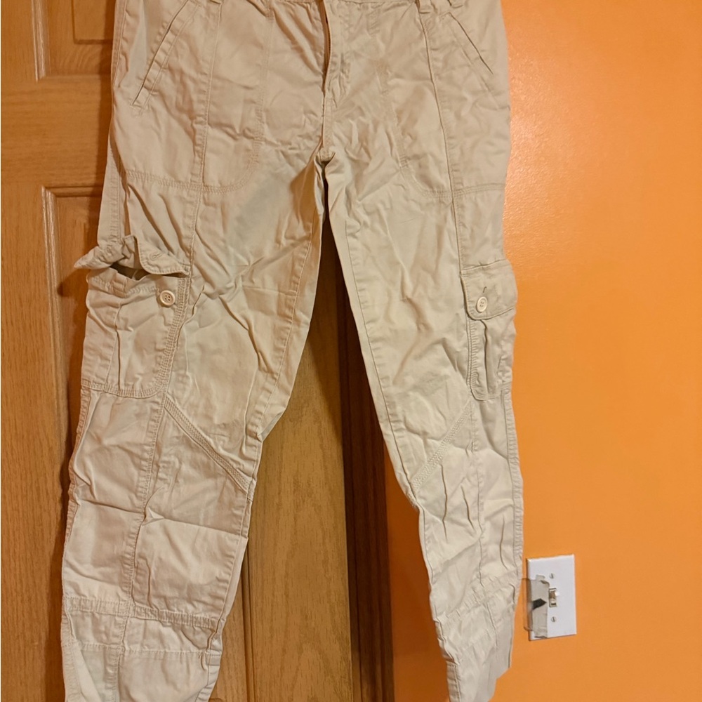 Calvin Klein Jeans Men's Beige Cargo Pants